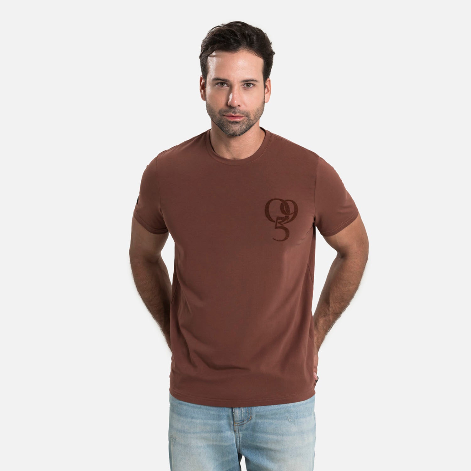 CAMISETA PREMIUM MANGA CORTA COLOR BRUNETTE