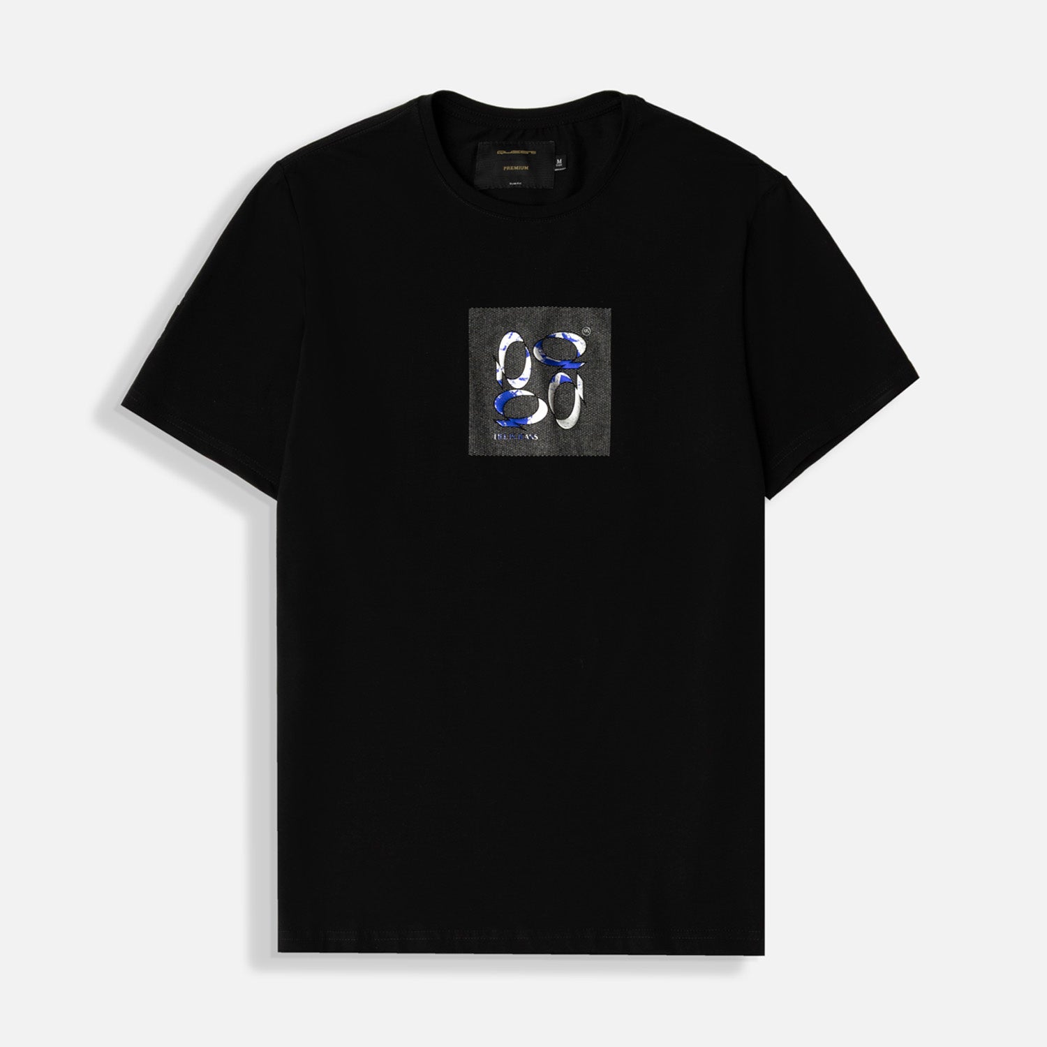 CAMISETA PREMIUM MANGA CORTA COLOR NEGRO