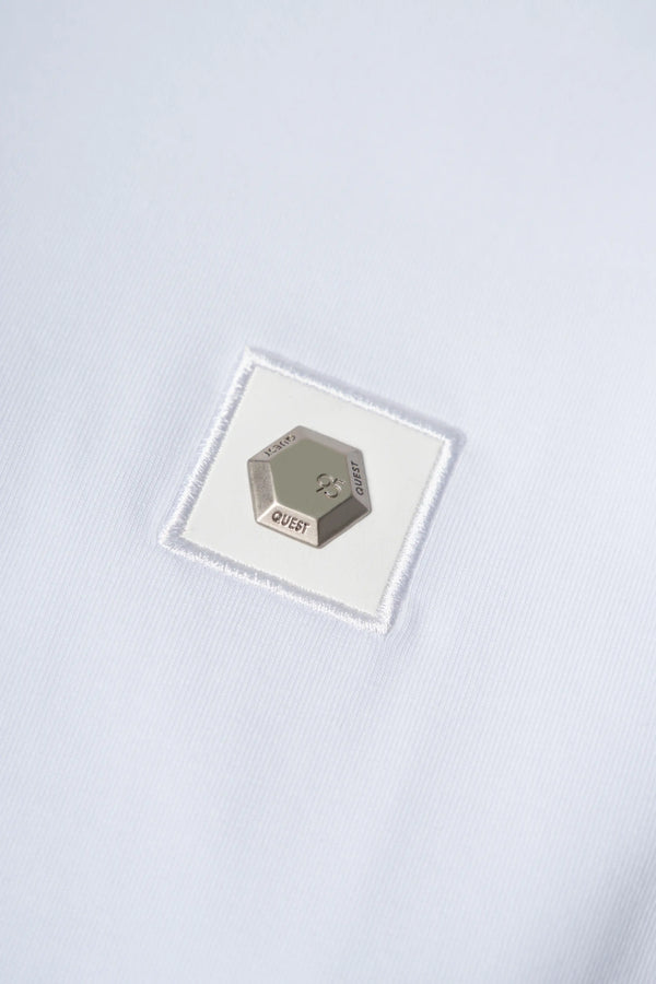 CAMISETA PREMIUM MANGA CORTA COLOR BLANCO OPTICO