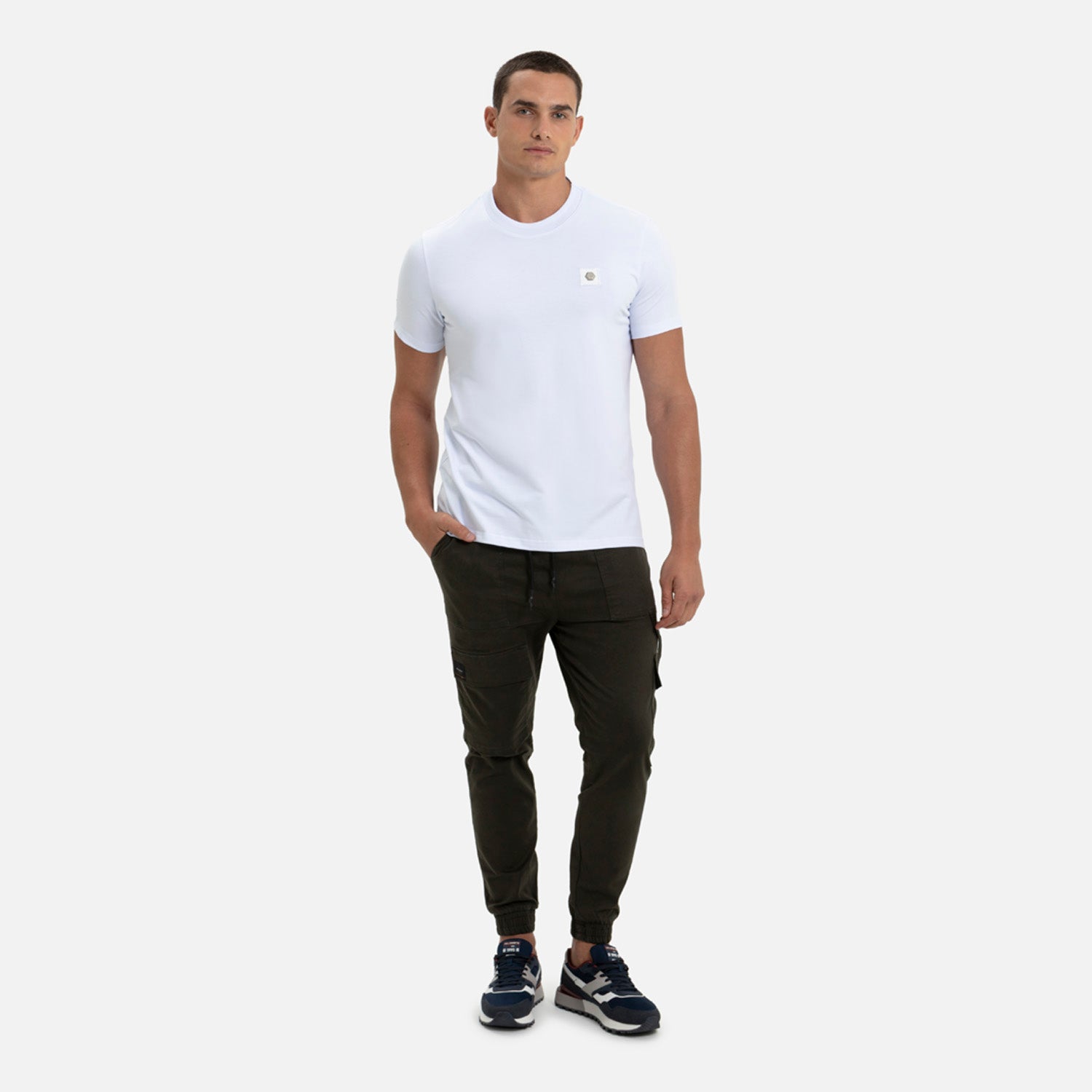 CAMISETA PREMIUM MANGA CORTA COLOR BLANCO OPTICO
