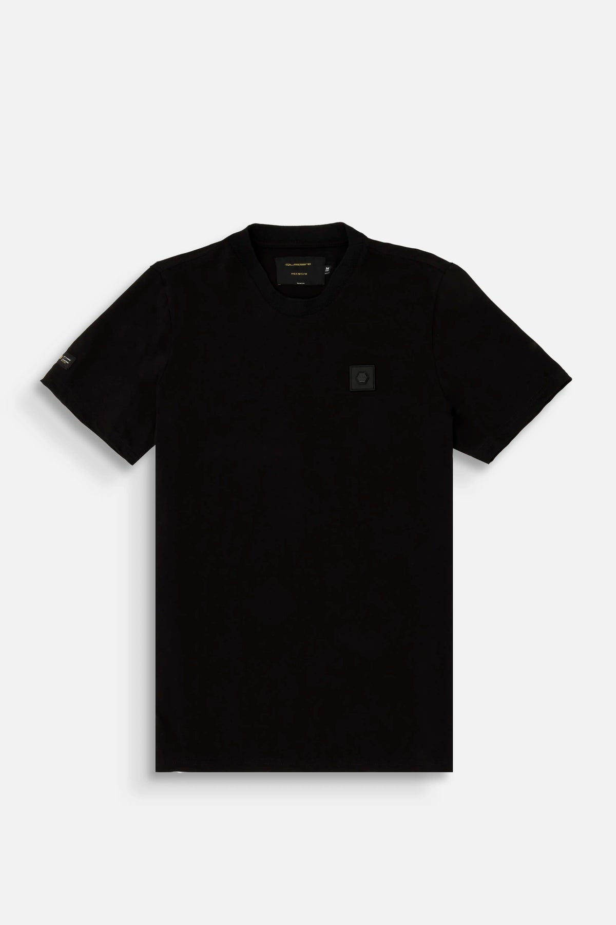 CAMISETA PREMIUM MANGA CORTA COLOR NEGRO