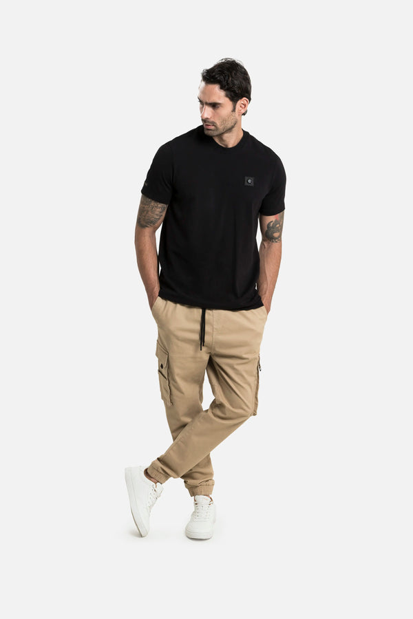 CAMISETA PREMIUM MANGA CORTA COLOR NEGRO