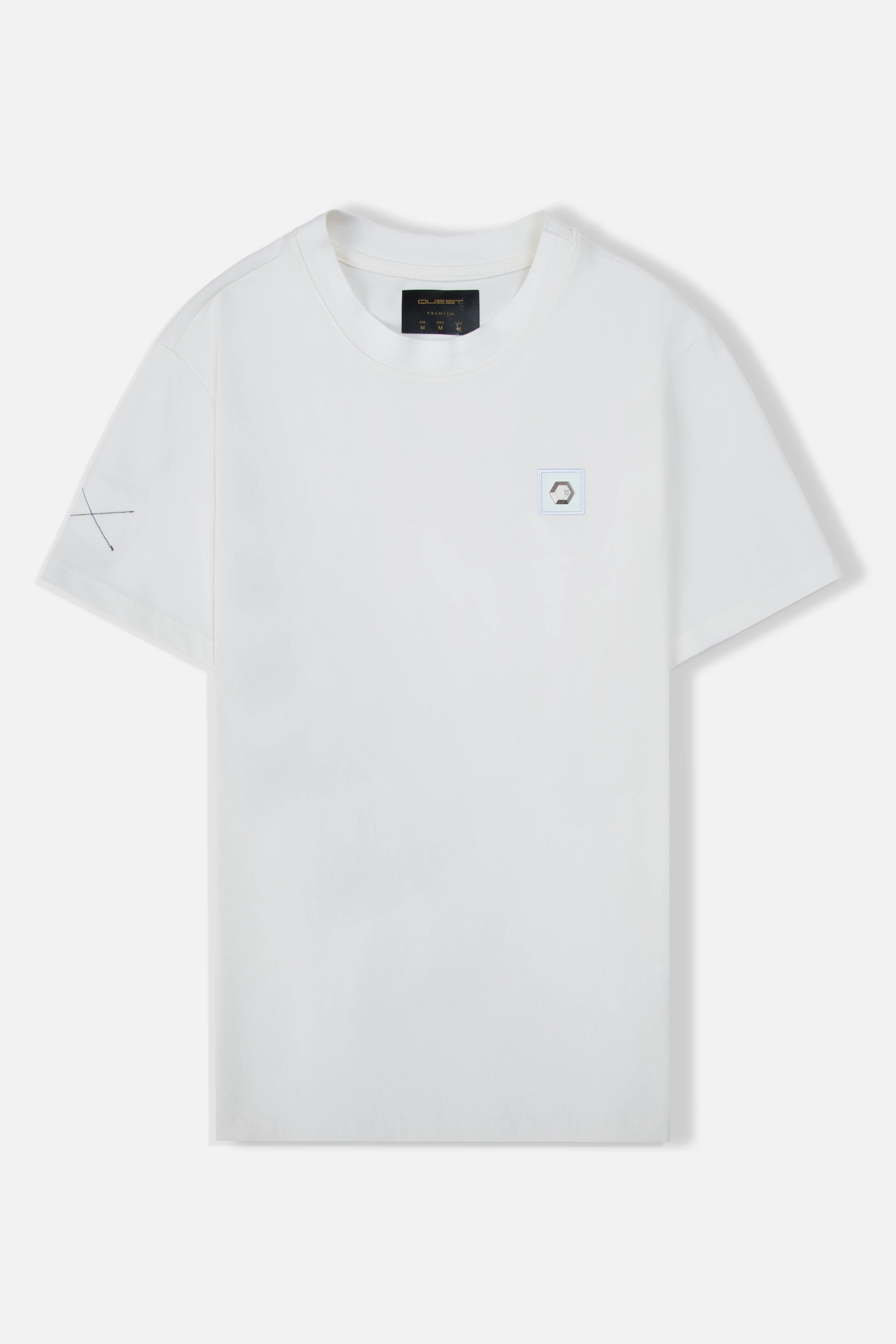 CAMISETA PREMIUM MANGA CORTA COLOR IVORY