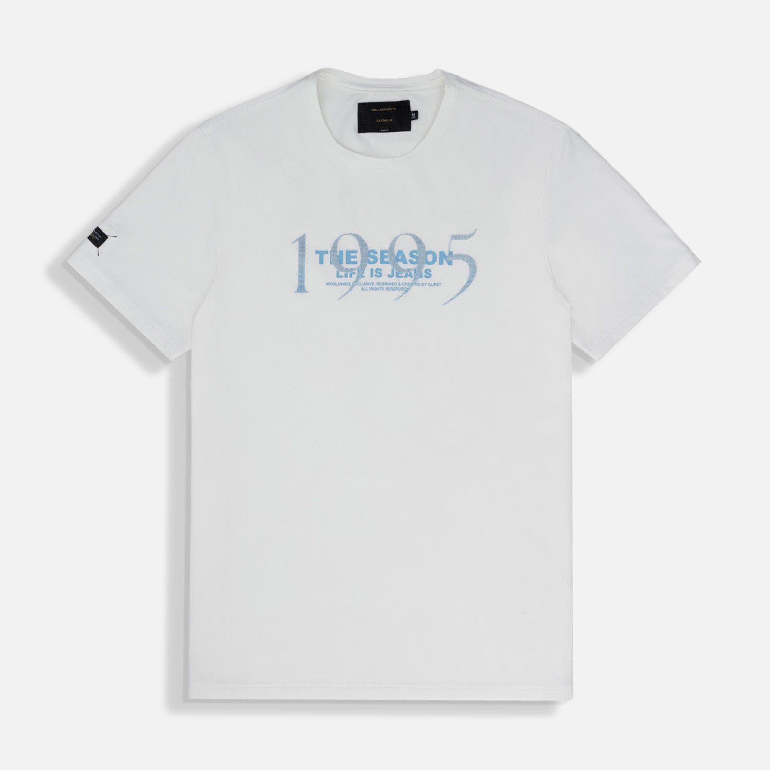CAMISETA PREMIUM MANGA CORTA COLOR IVORY