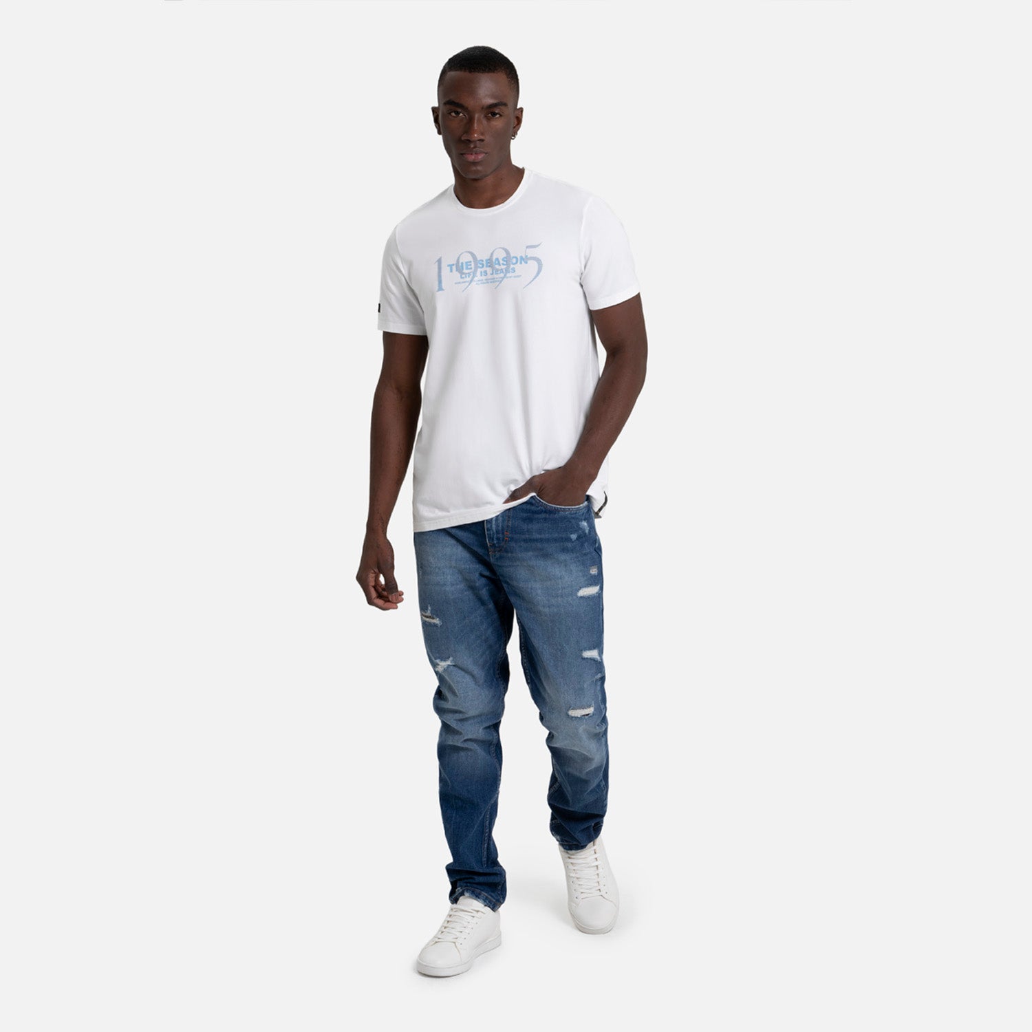 CAMISETA PREMIUM MANGA CORTA COLOR IVORY