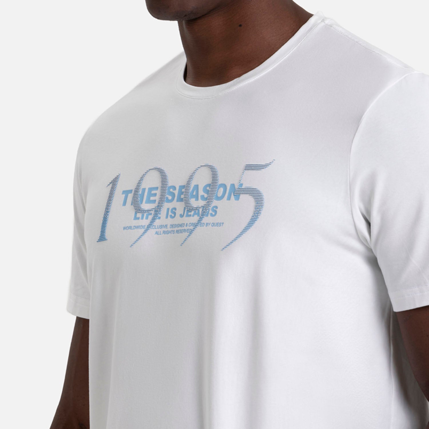 CAMISETA PREMIUM MANGA CORTA COLOR IVORY