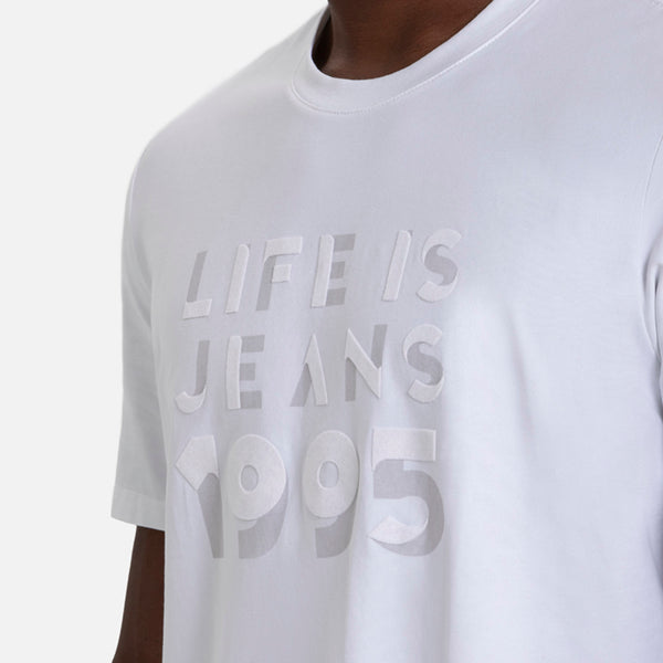 CAMISETA PREMIUM MANGA CORTA COLOR BLANCO OPTICO
