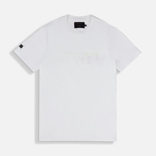 CAMISETA PREMIUM MANGA CORTA COLOR BLANCO OPTICO