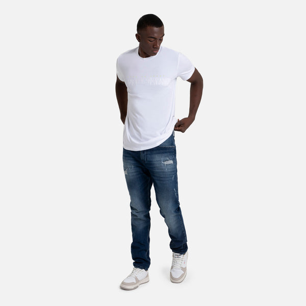 CAMISETA PREMIUM MANGA CORTA COLOR BLANCO OPTICO