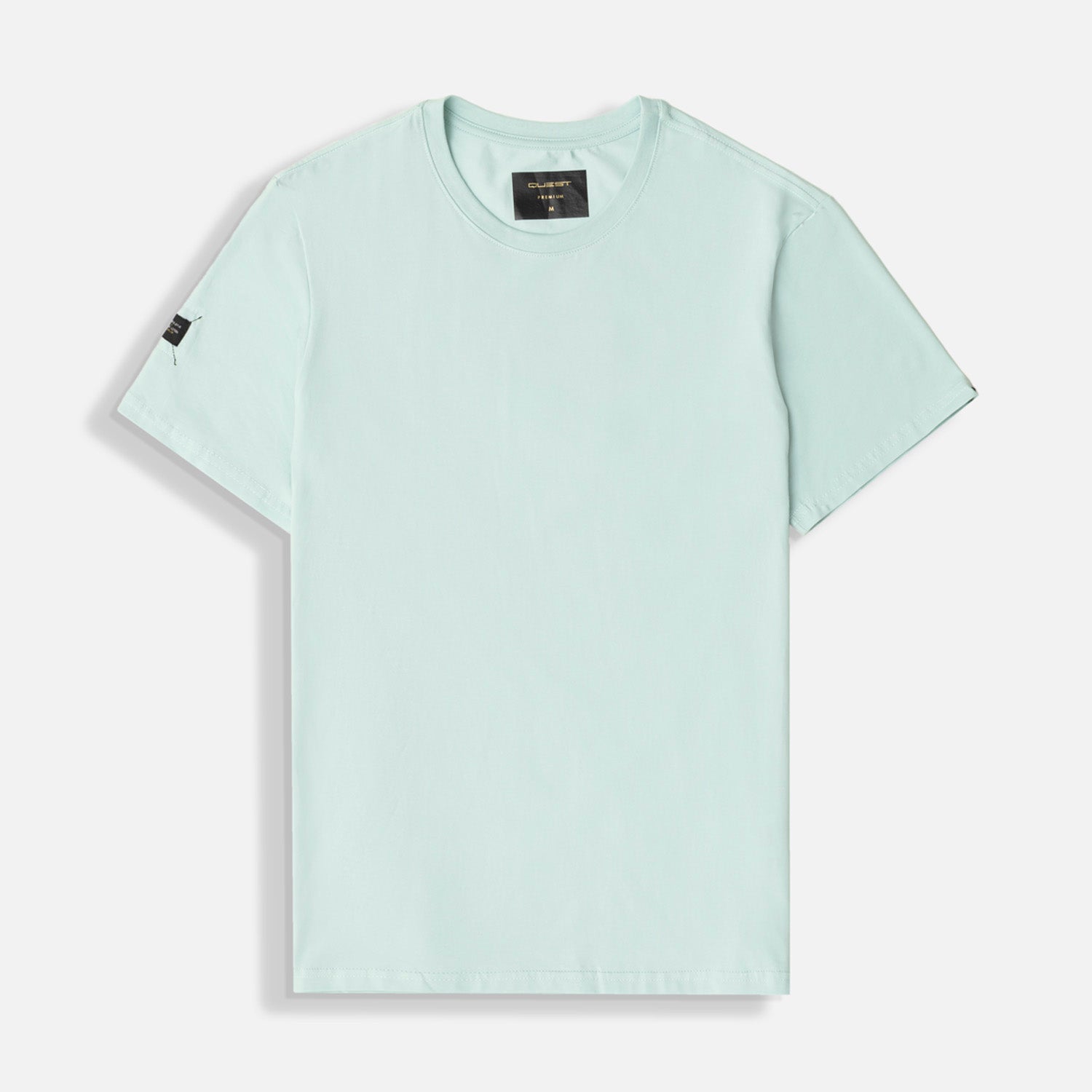 CAMISETA PREMIUM MANGA CORTA COLOR VERDE MENTA EMPOLVADO