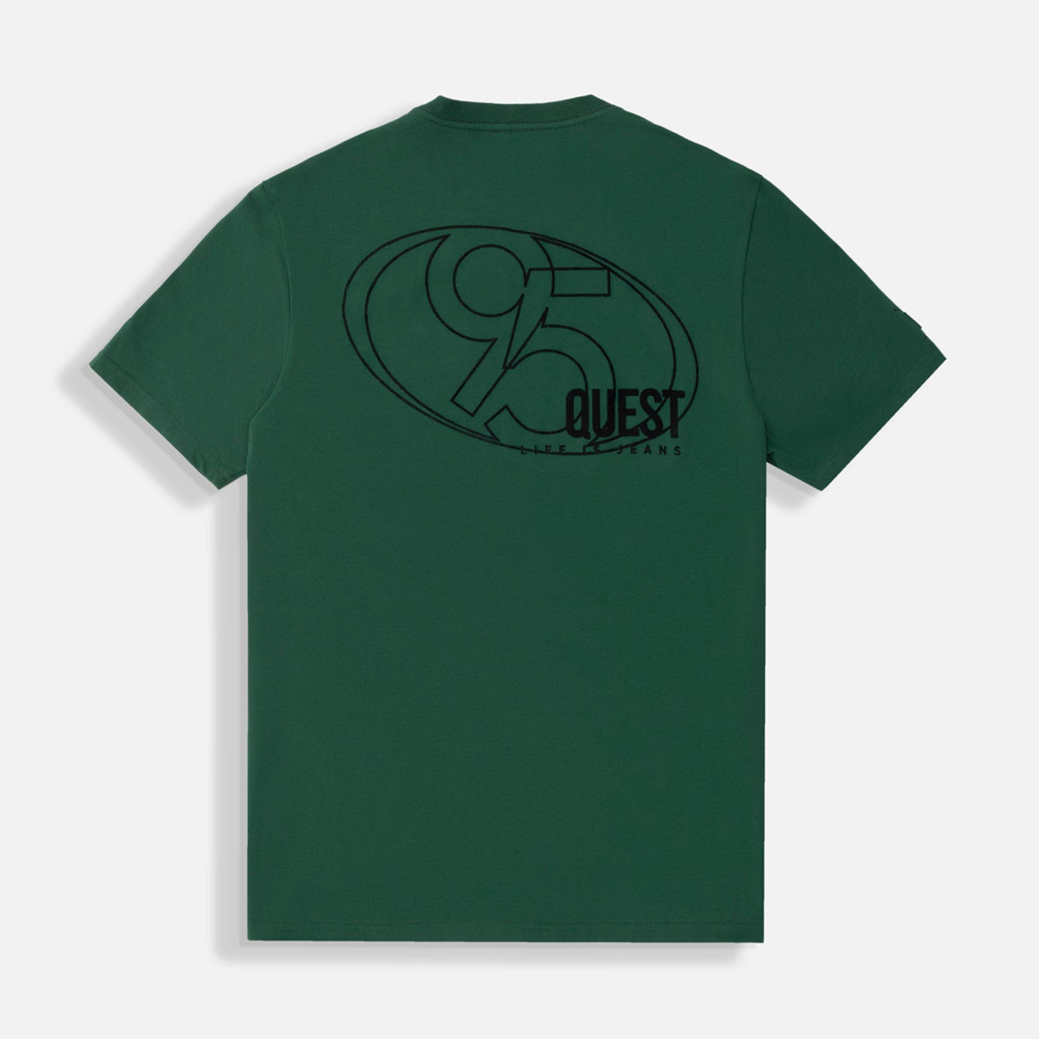 CAMISETA PREMIUM MANGA CORTA COLOR VERDE PRADERA