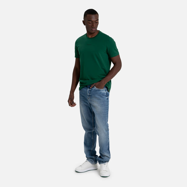 CAMISETA PREMIUM MANGA CORTA COLOR VERDE PRADERA