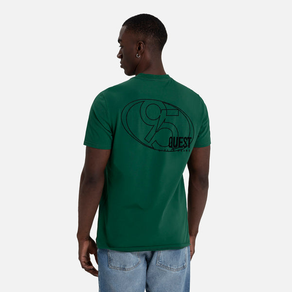 CAMISETA PREMIUM MANGA CORTA COLOR VERDE PRADERA