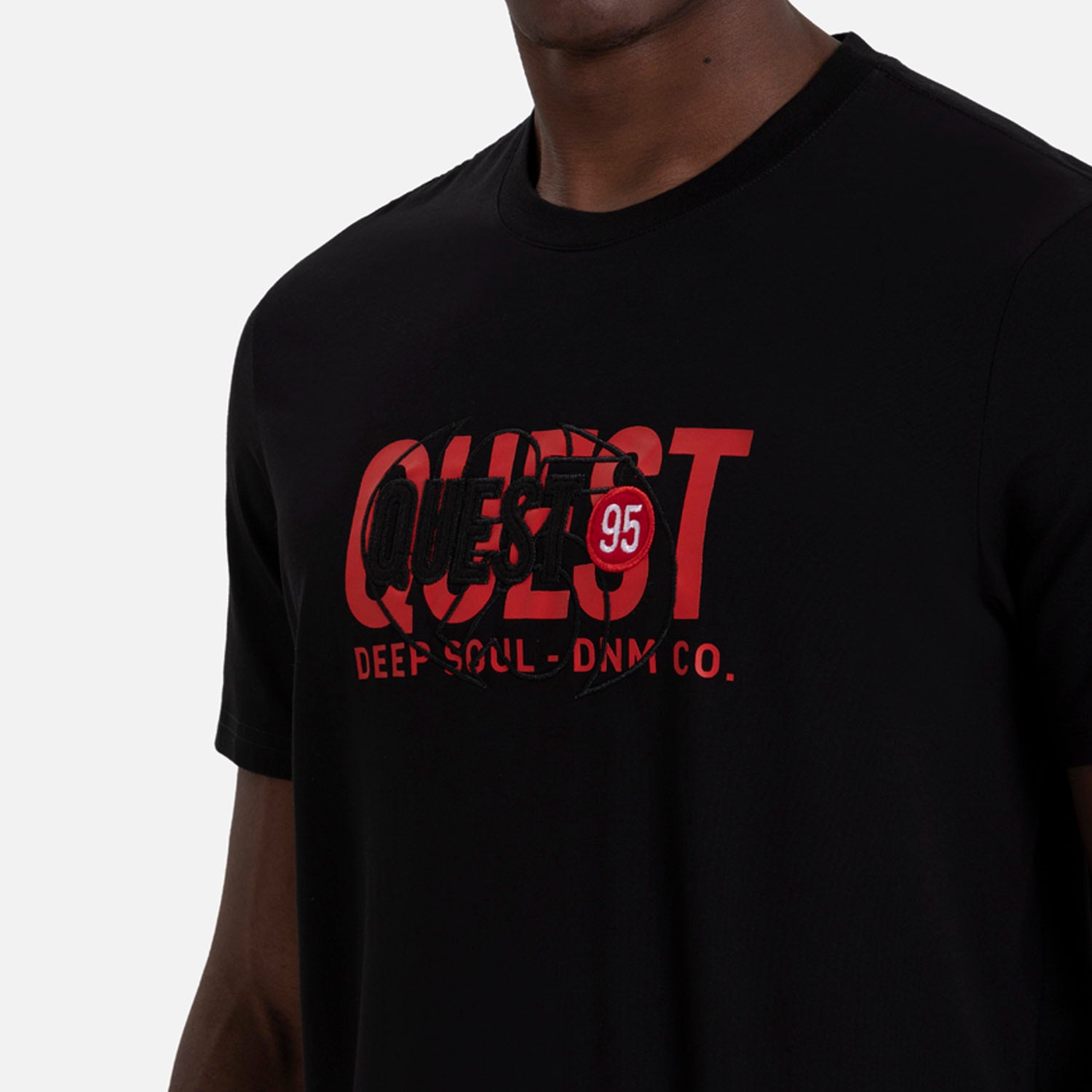 CAMISETA PREMIUM MANGA CORTA COLOR NEGRO