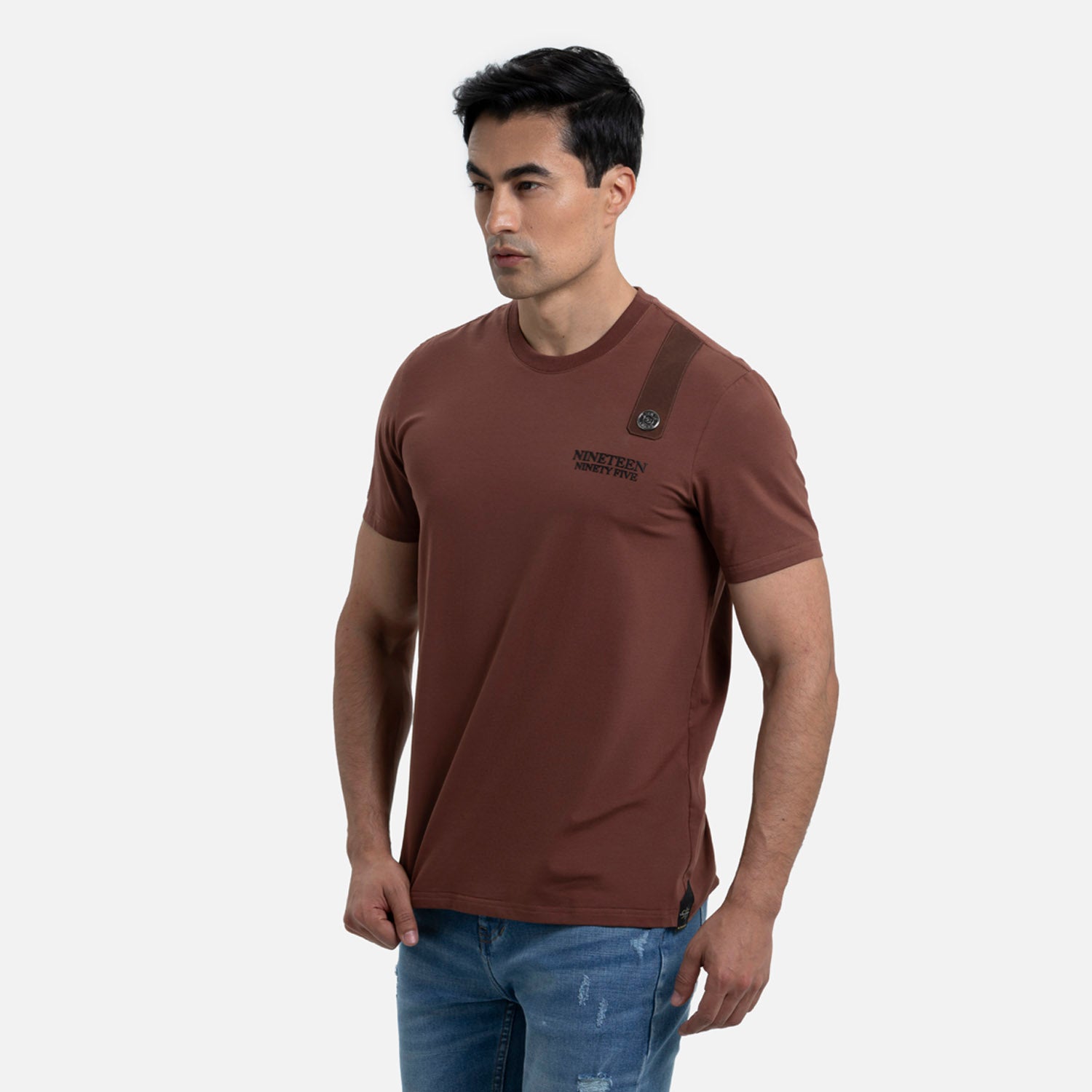 CAMISETA PREMIUM MANGA CORTA COLOR BRUNETTE