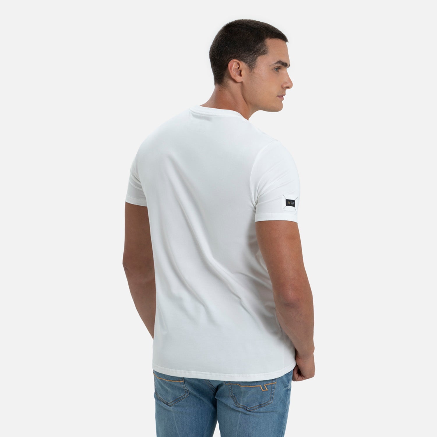 CAMISETA PREMIUM MANGA CORTA COLOR IVORY