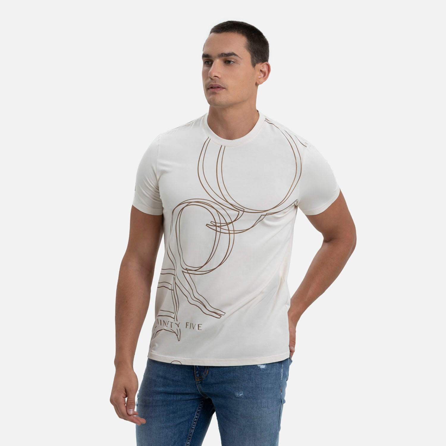 CAMISETA PREMIUM MANGA CORTA COLOR WHITECAP GRAY