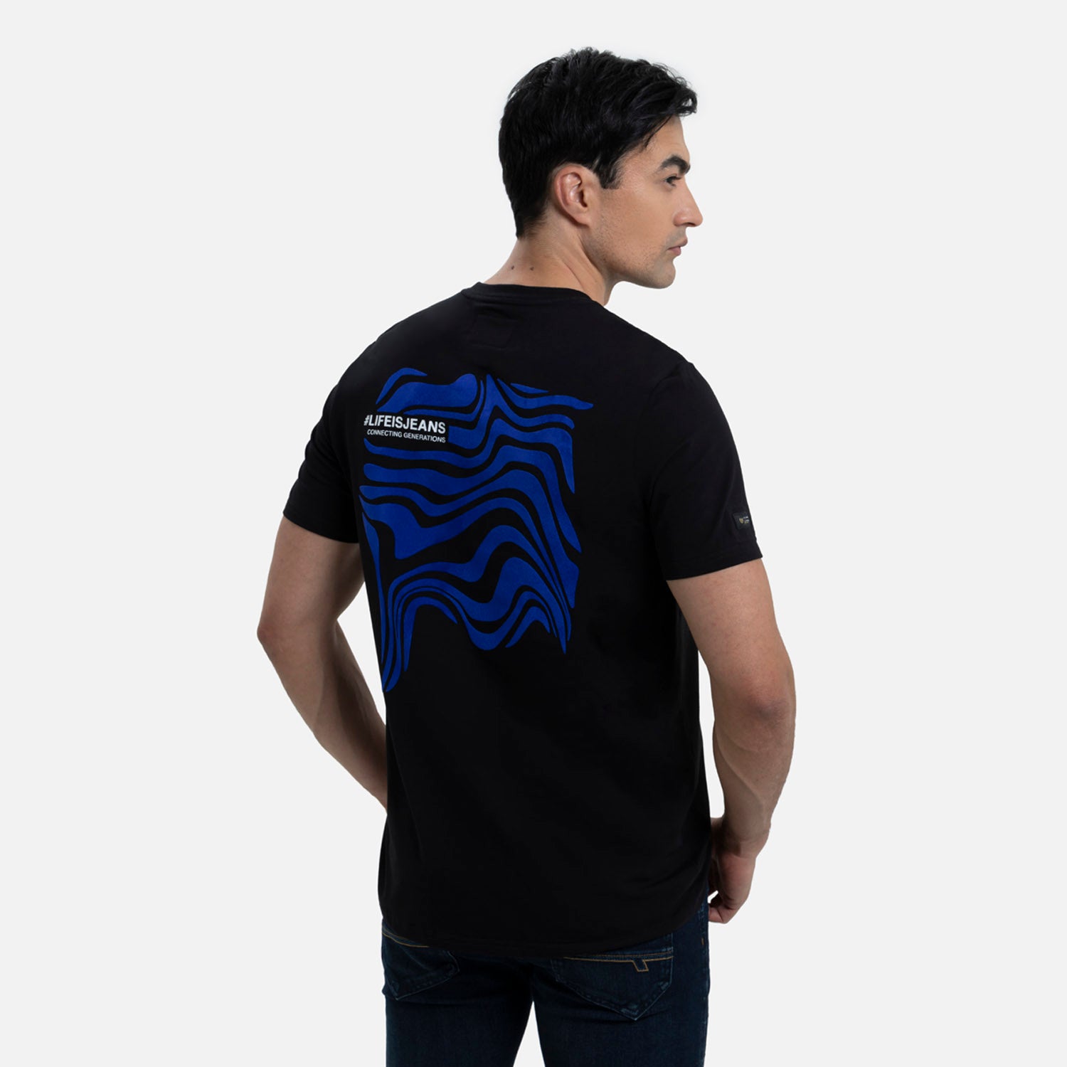 CAMISETA PREMIUM MANGA CORTA COLOR NEGRO