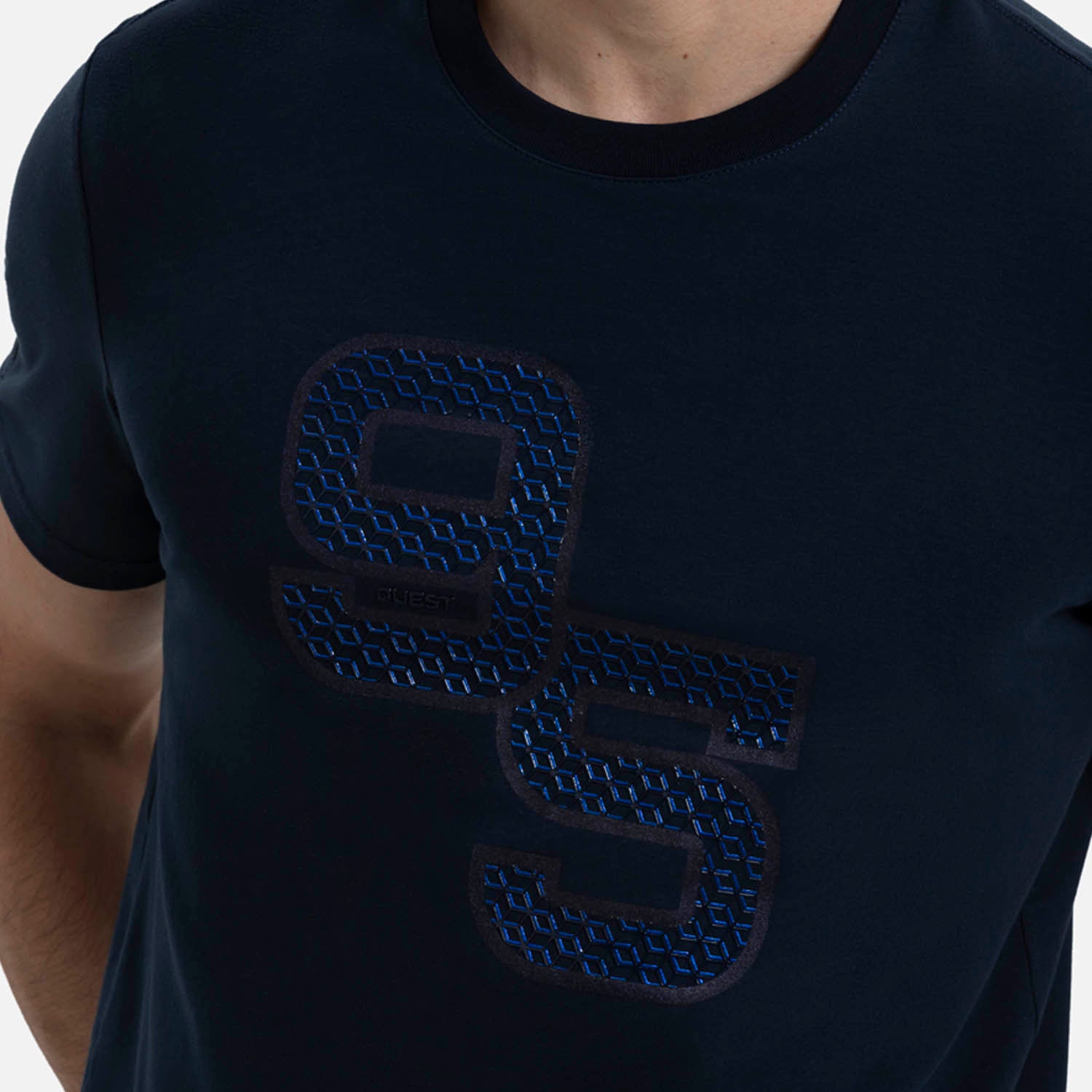 CAMISETA PREMIUM MANGA CORTA COLOR AZUL OSCURO