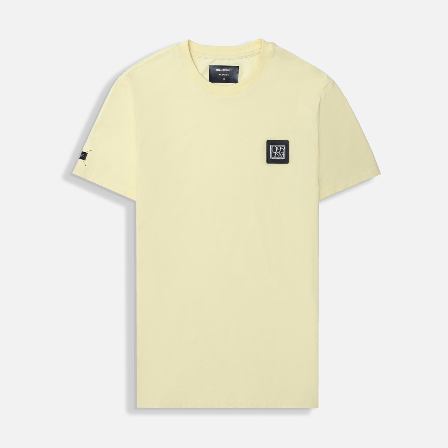 CAMISETA PREMIUM MANGA CORTA COLOR BANANA PALIDO