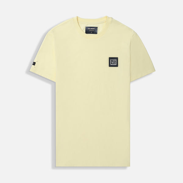 CAMISETA PREMIUM MANGA CORTA COLOR BANANA PALIDO