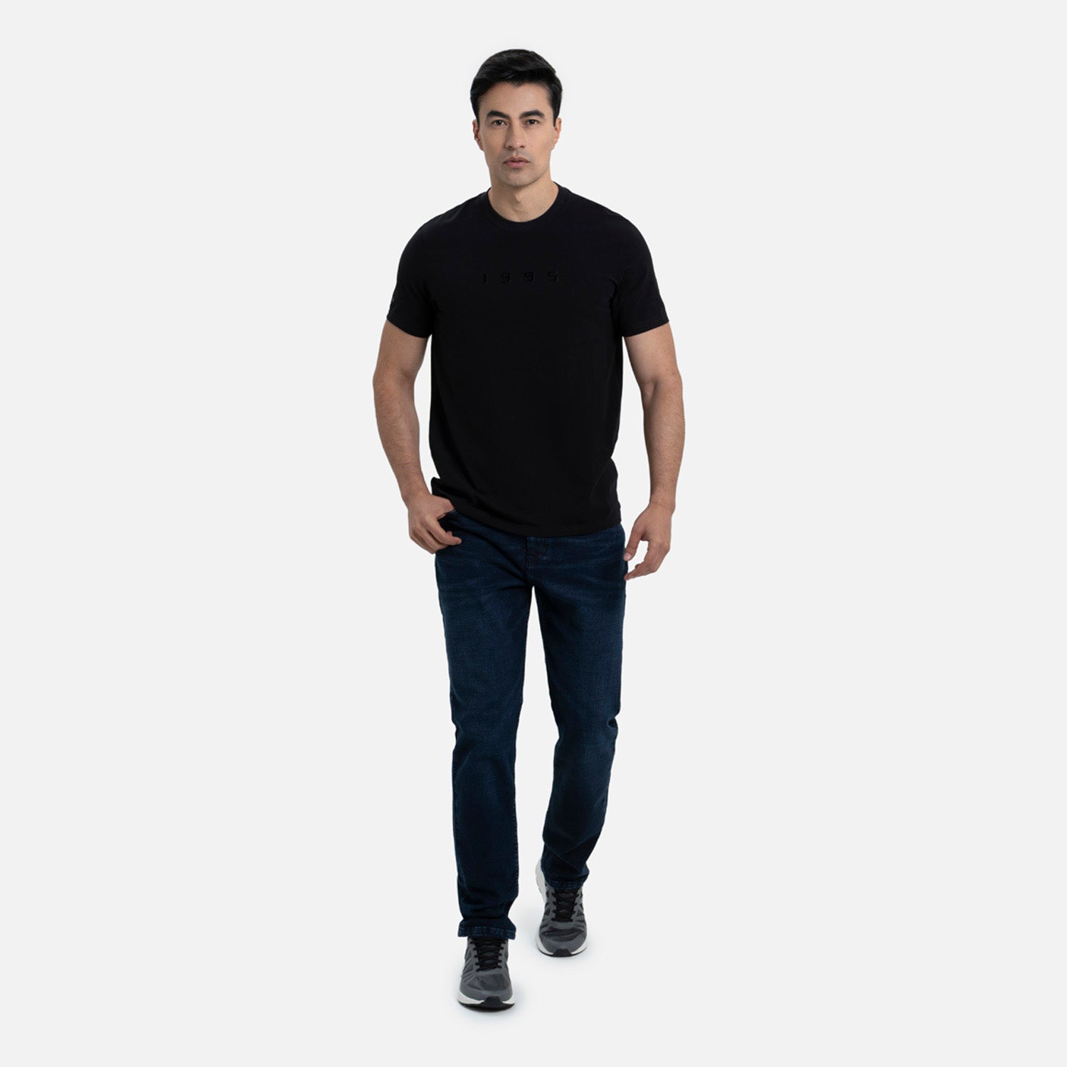CAMISETA PREMIUM MANGA CORTA COLOR NEGRO