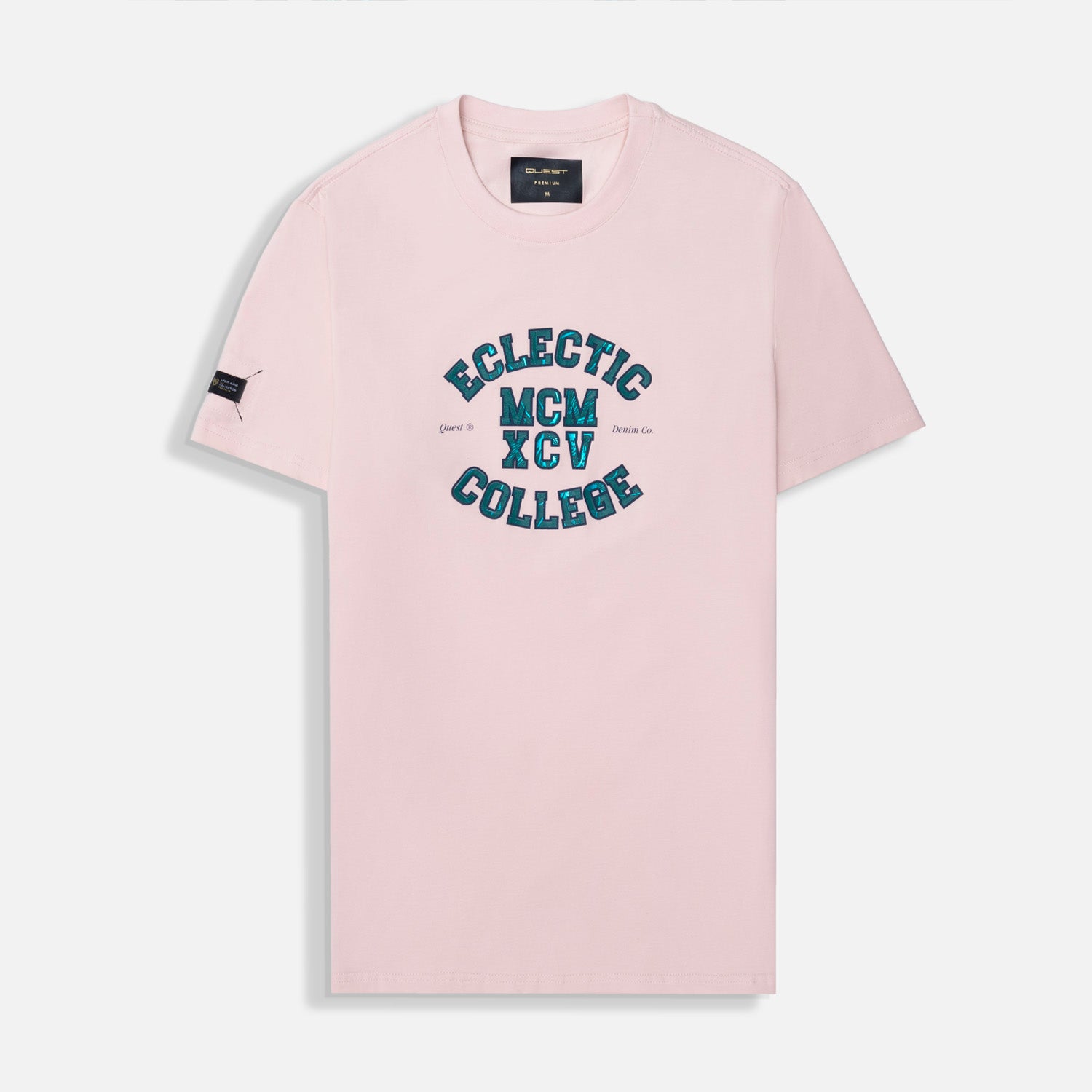 CAMISETA PREMIUM MANGA CORTA COLOR ROSADO FRESA
