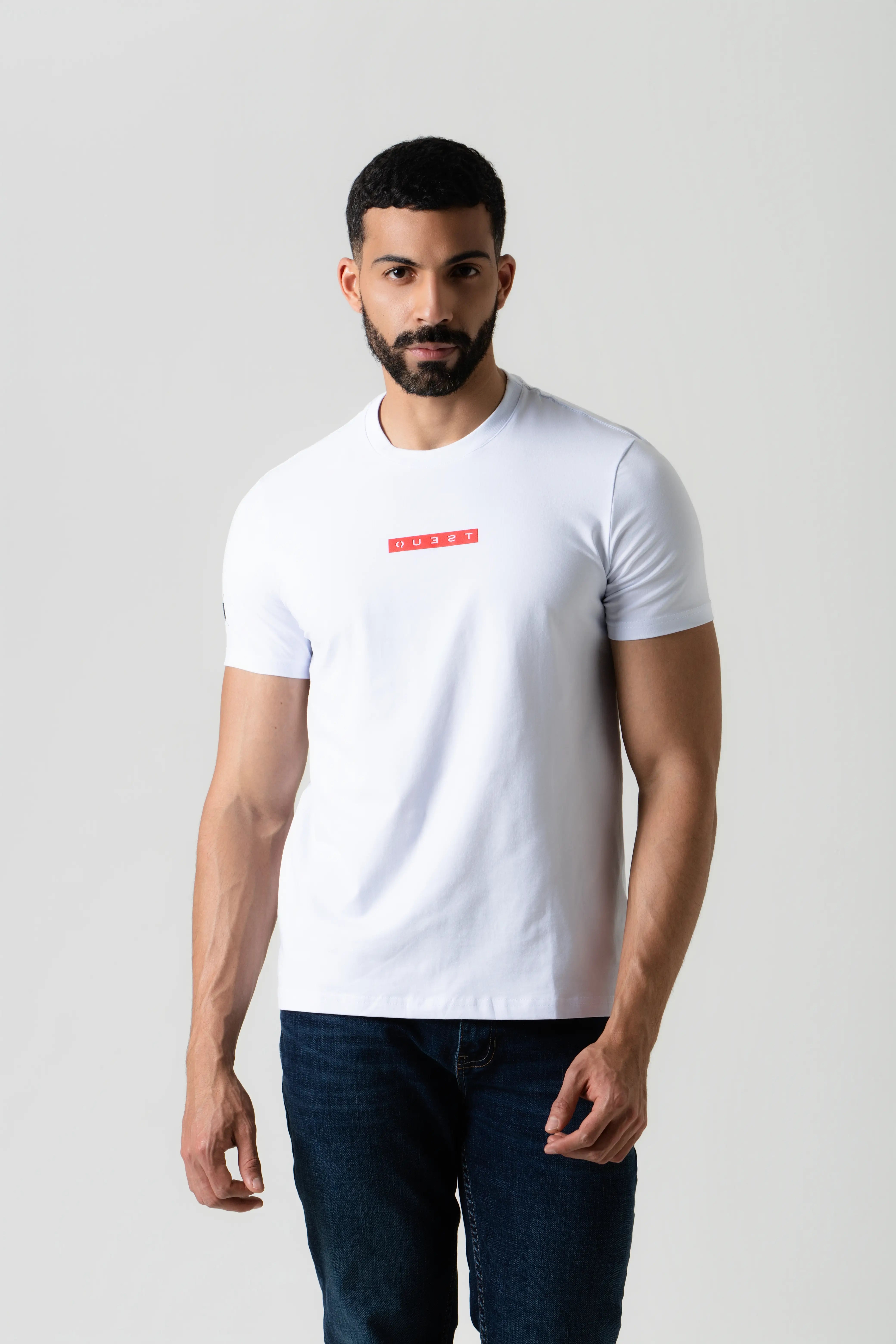CAMISETA PREMIUM MANGA CORTA COLOR BLANCO OPTICO