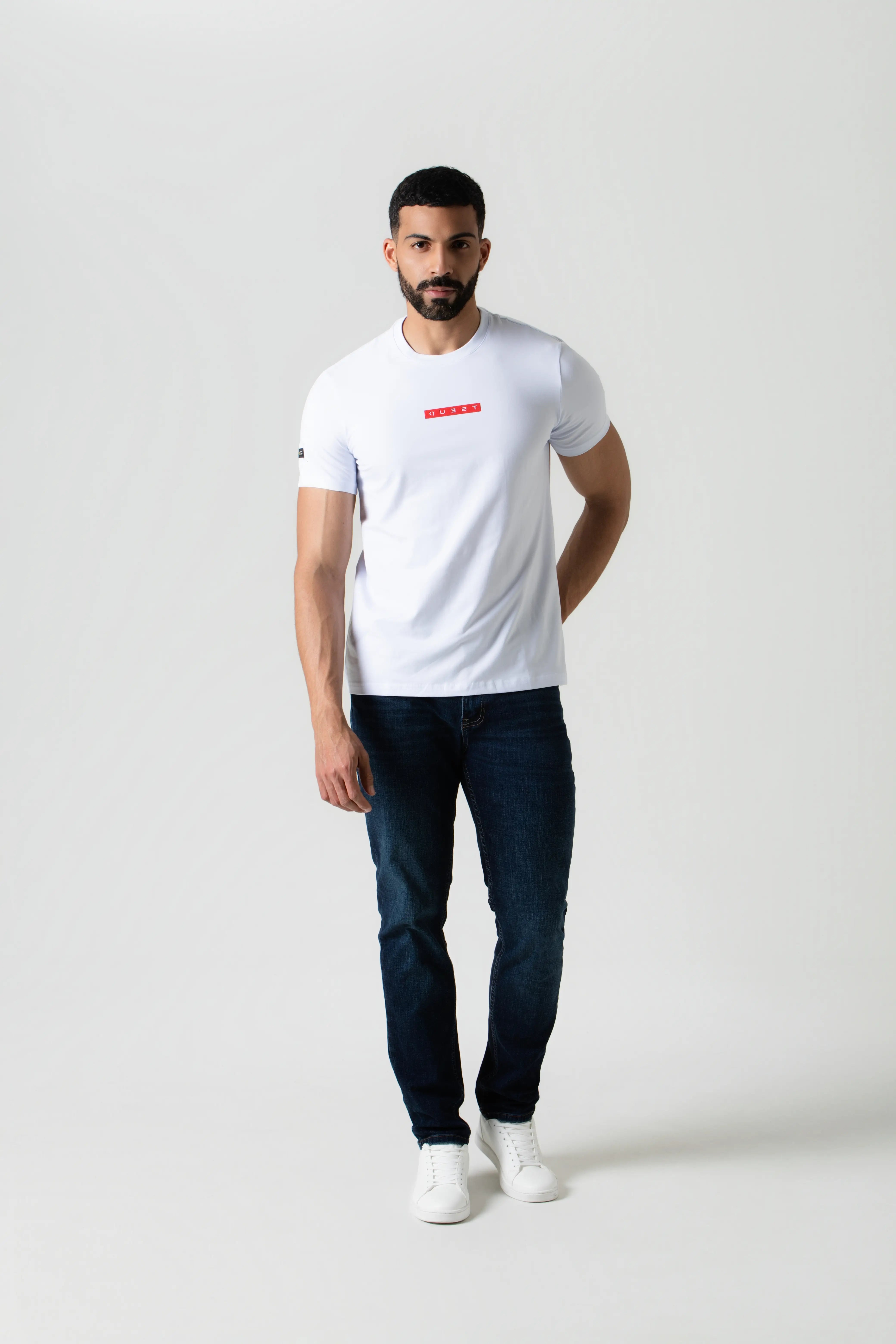 CAMISETA PREMIUM MANGA CORTA COLOR BLANCO OPTICO