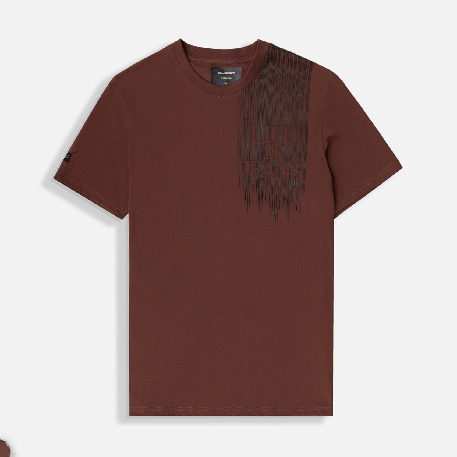 CAMISETA PREMIUM MANGA CORTA COLOR BRUNETTE