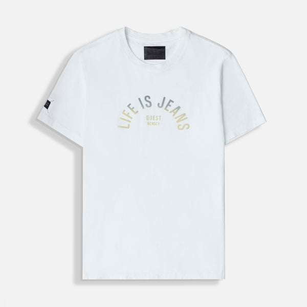 CAMISETA PREMIUM MANGA CORTA COLOR BLANCO OPTICO