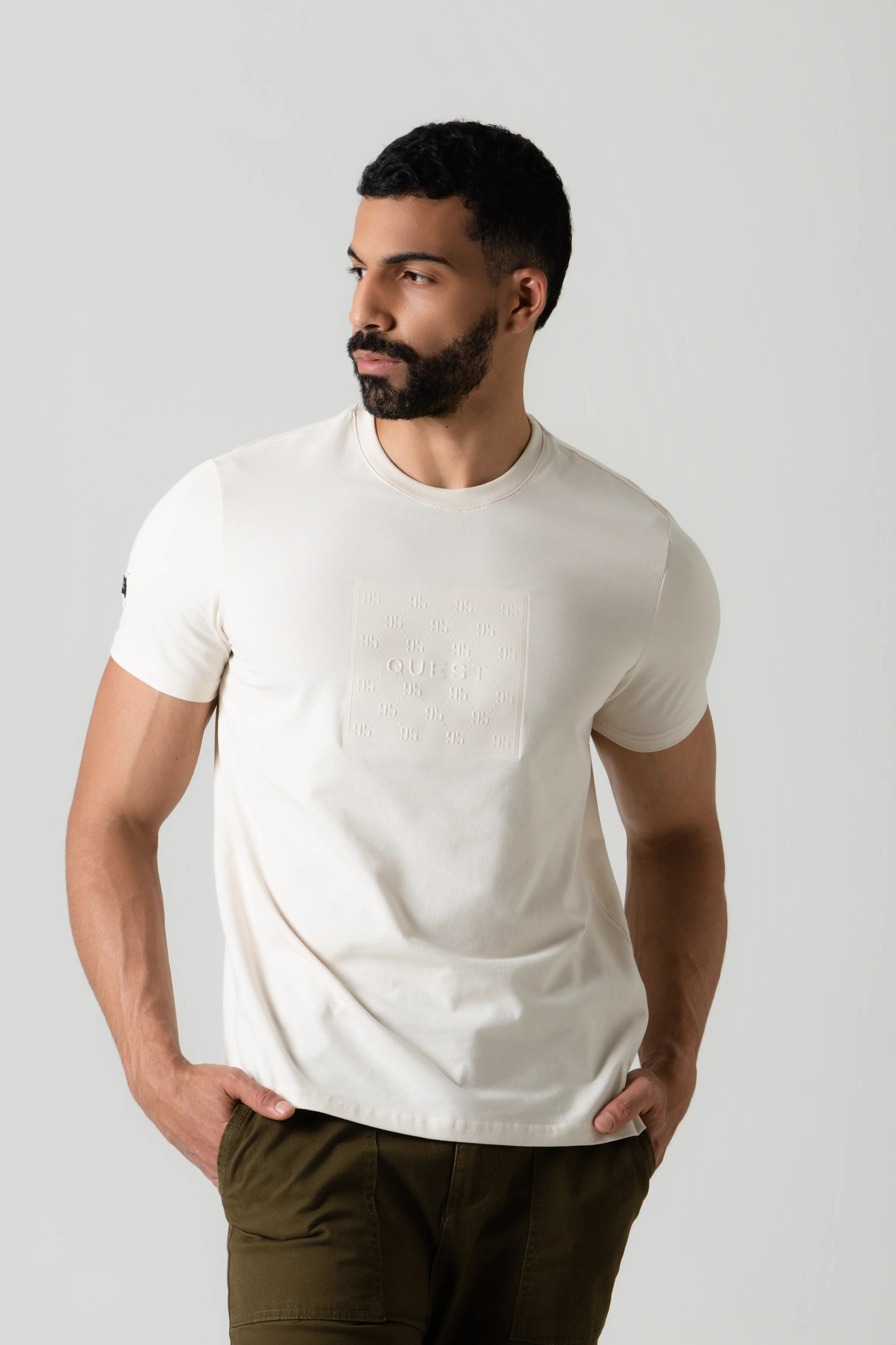 CAMISETA PREMIUM MANGA CORTA COLOR WHITECAP GRAY