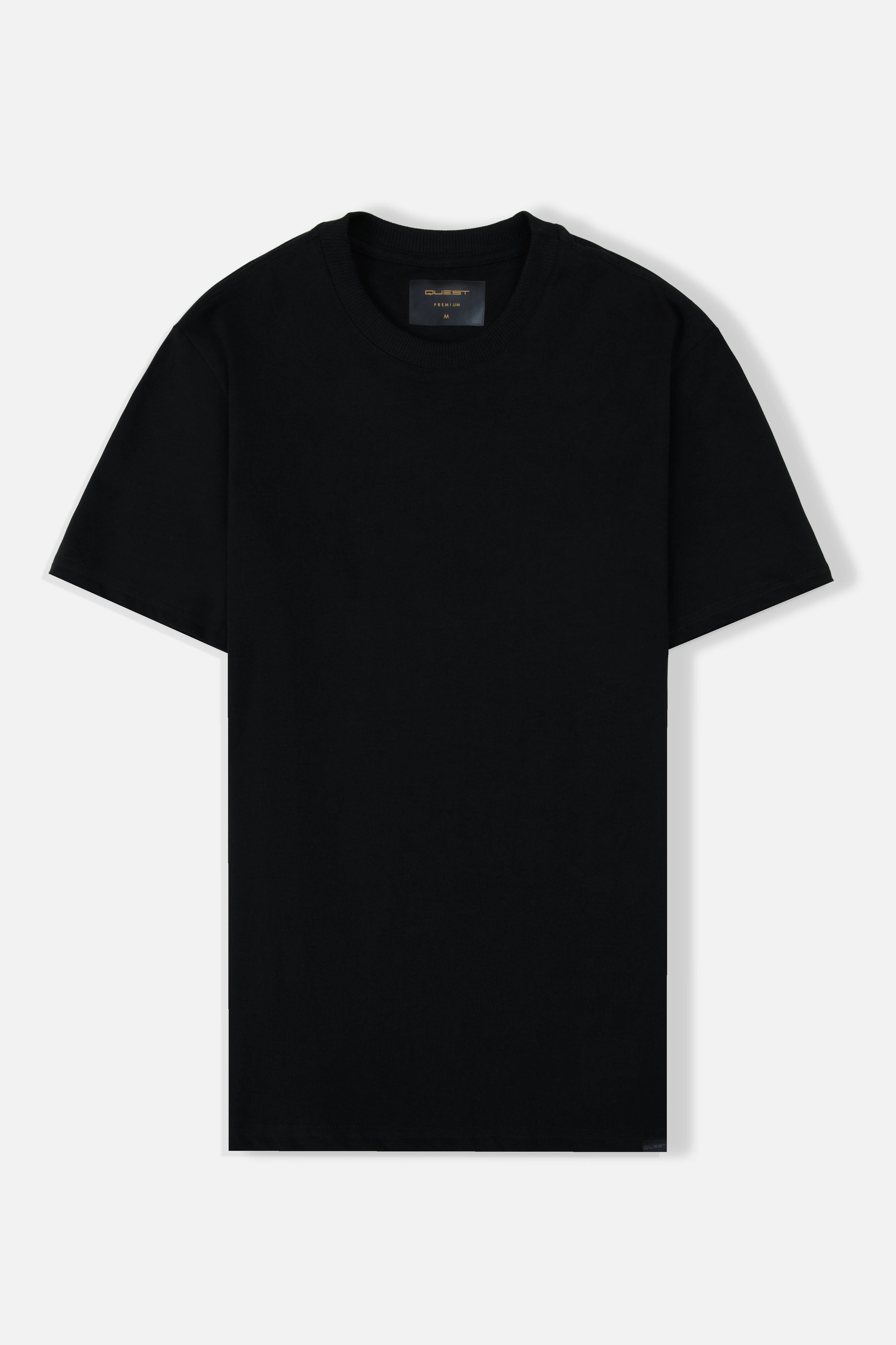 CAMISETA PREMIUM MANGA CORTA COLOR NEGRO