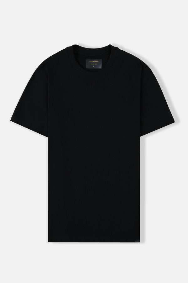 CAMISETA PREMIUM MANGA CORTA COLOR NEGRO