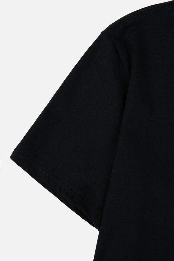 CAMISETA PREMIUM MANGA CORTA COLOR NEGRO