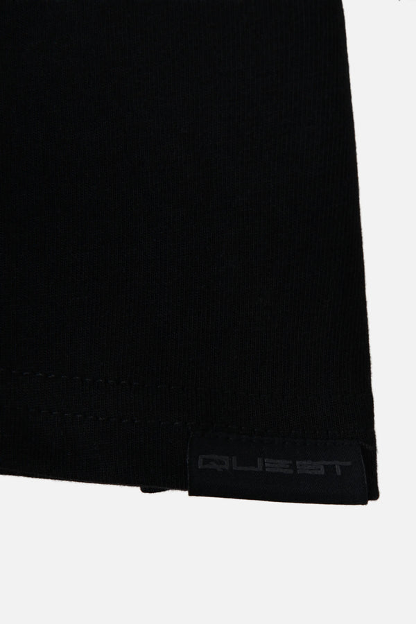CAMISETA PREMIUM MANGA CORTA COLOR NEGRO
