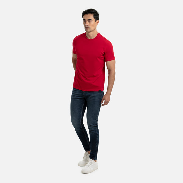 CAMISETA PREMIUM MANGA CORTA COLOR ROJO