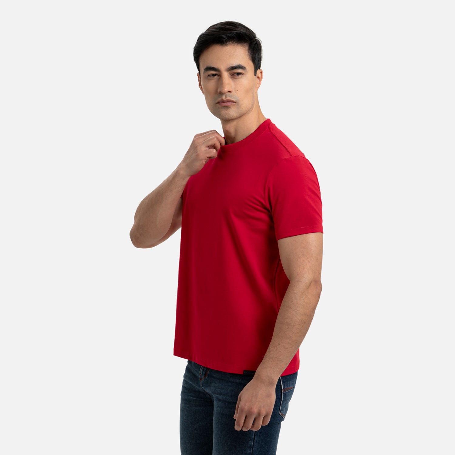CAMISETA PREMIUM MANGA CORTA COLOR ROJO