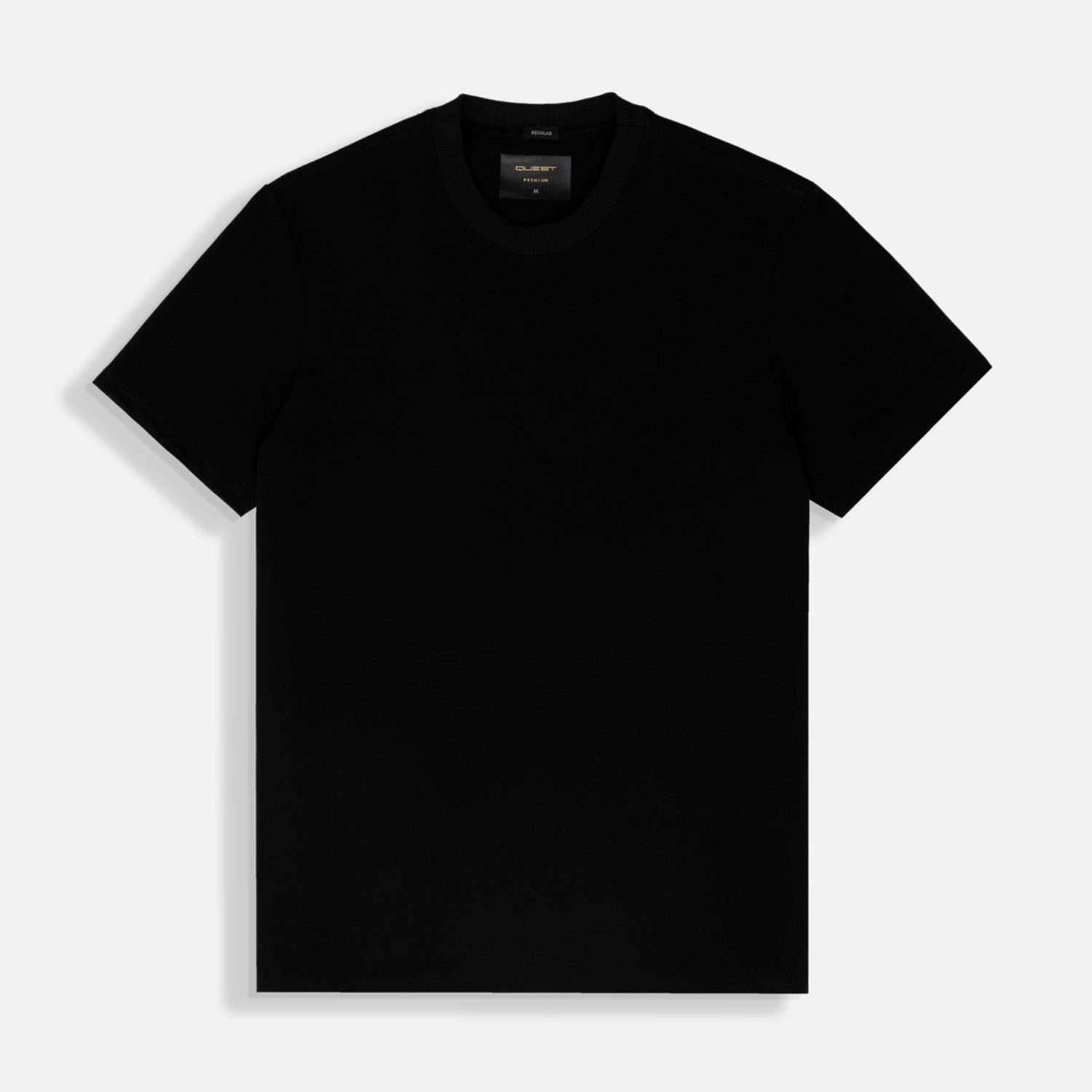 CAMISETA PREMIUM MANGA CORTA COLOR NEGRO