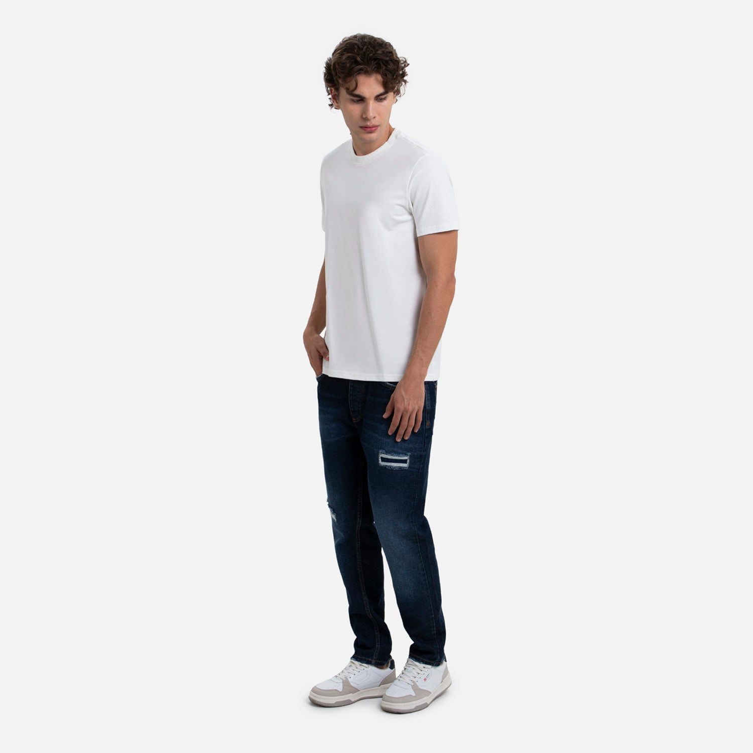 CAMISETA PREMIUM MANGA CORTA COLOR IVORY