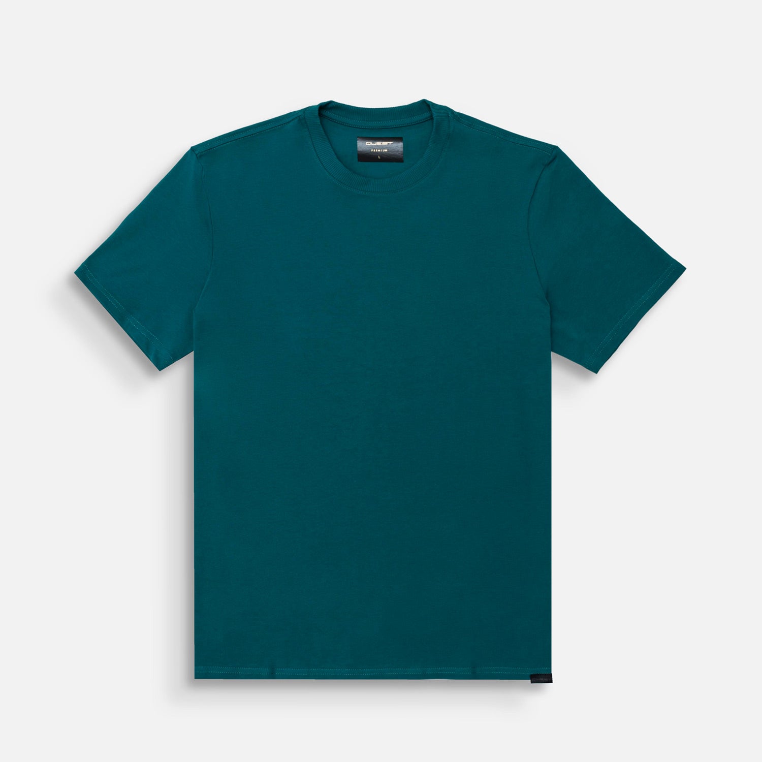 CAMISETA PREMIUM MANGA CORTA COLOR VERDE TORMENTA