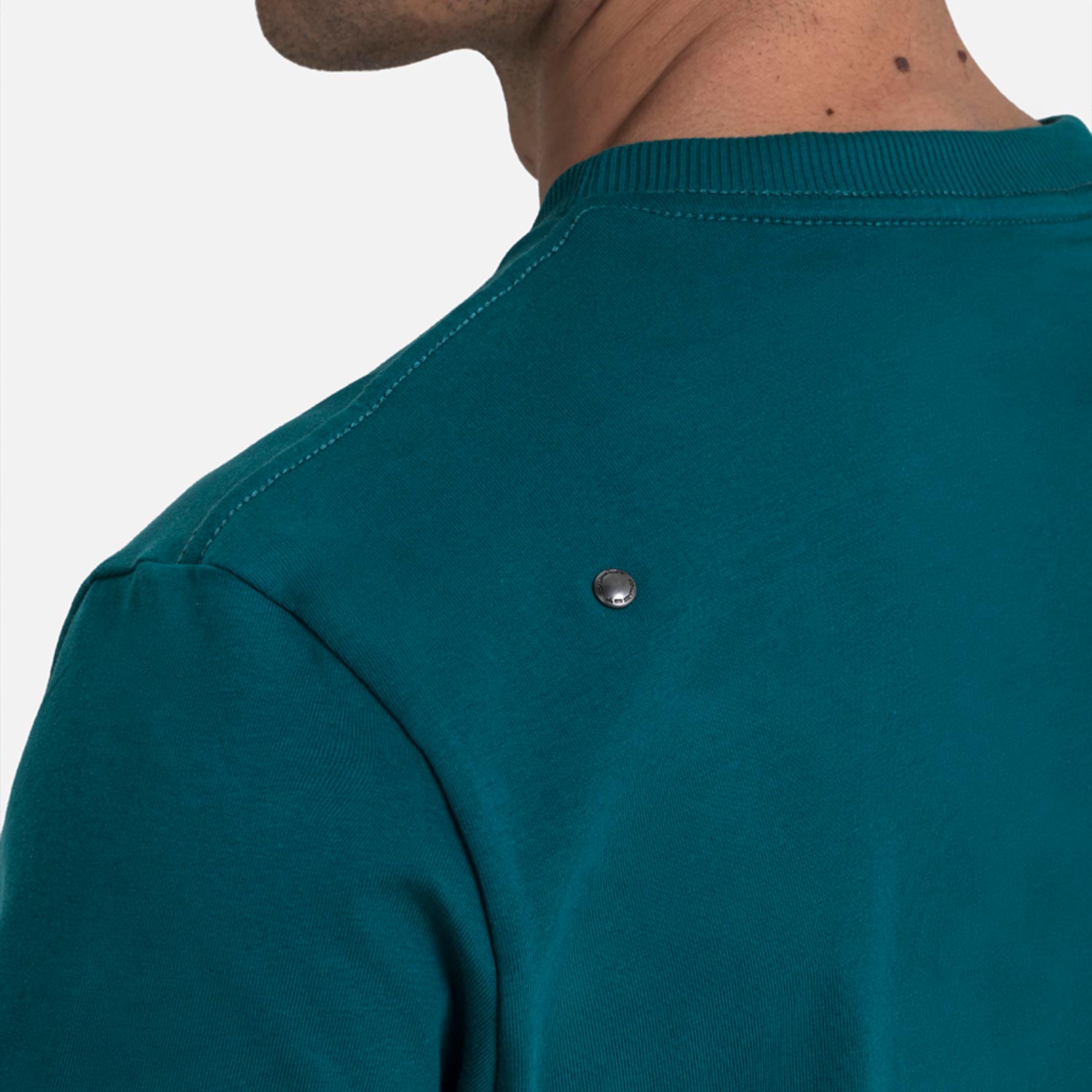 CAMISETA PREMIUM MANGA CORTA COLOR VERDE TORMENTA