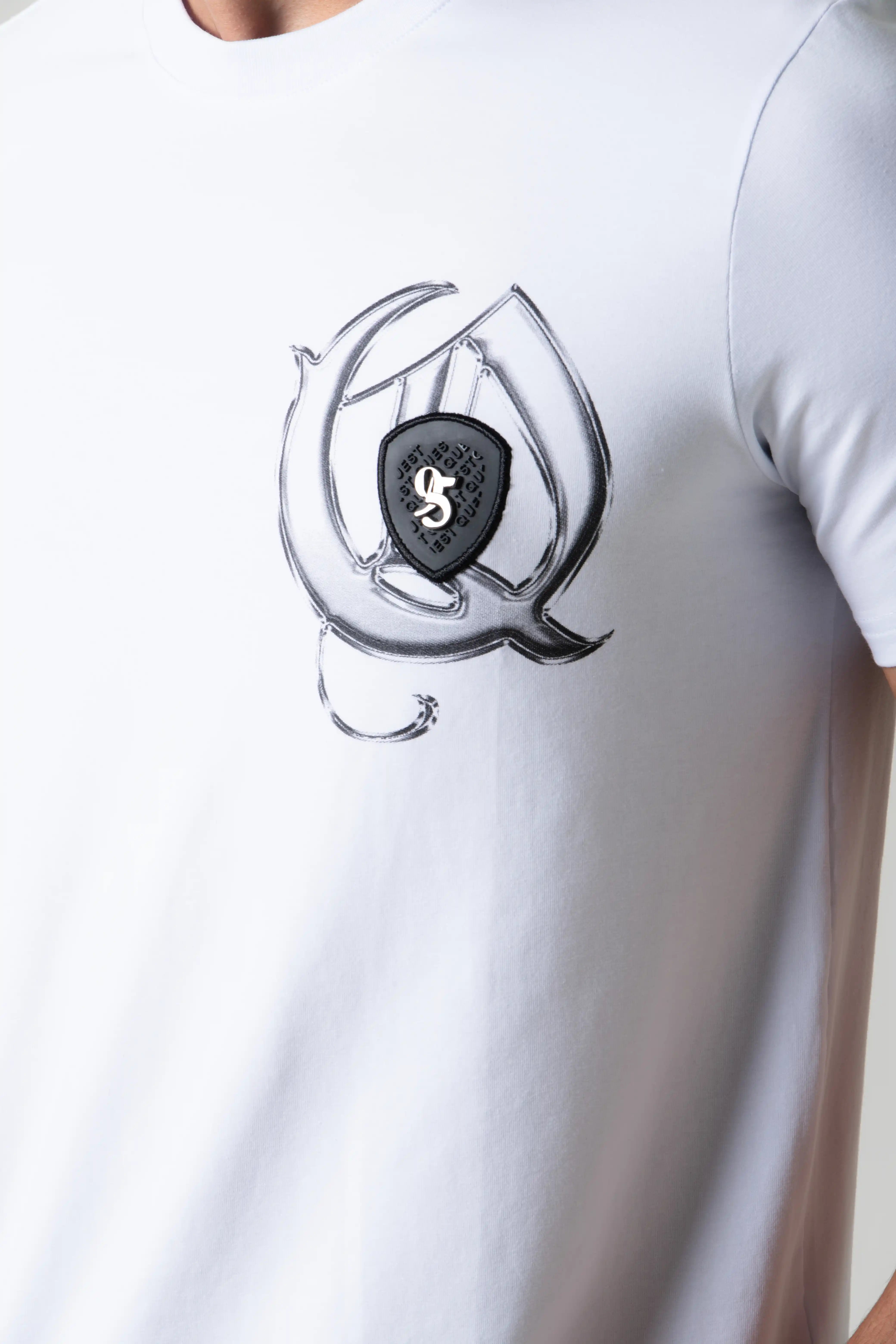 CAMISETA PREMIUM MANGA CORTA COLOR BLANCO OPTICO
