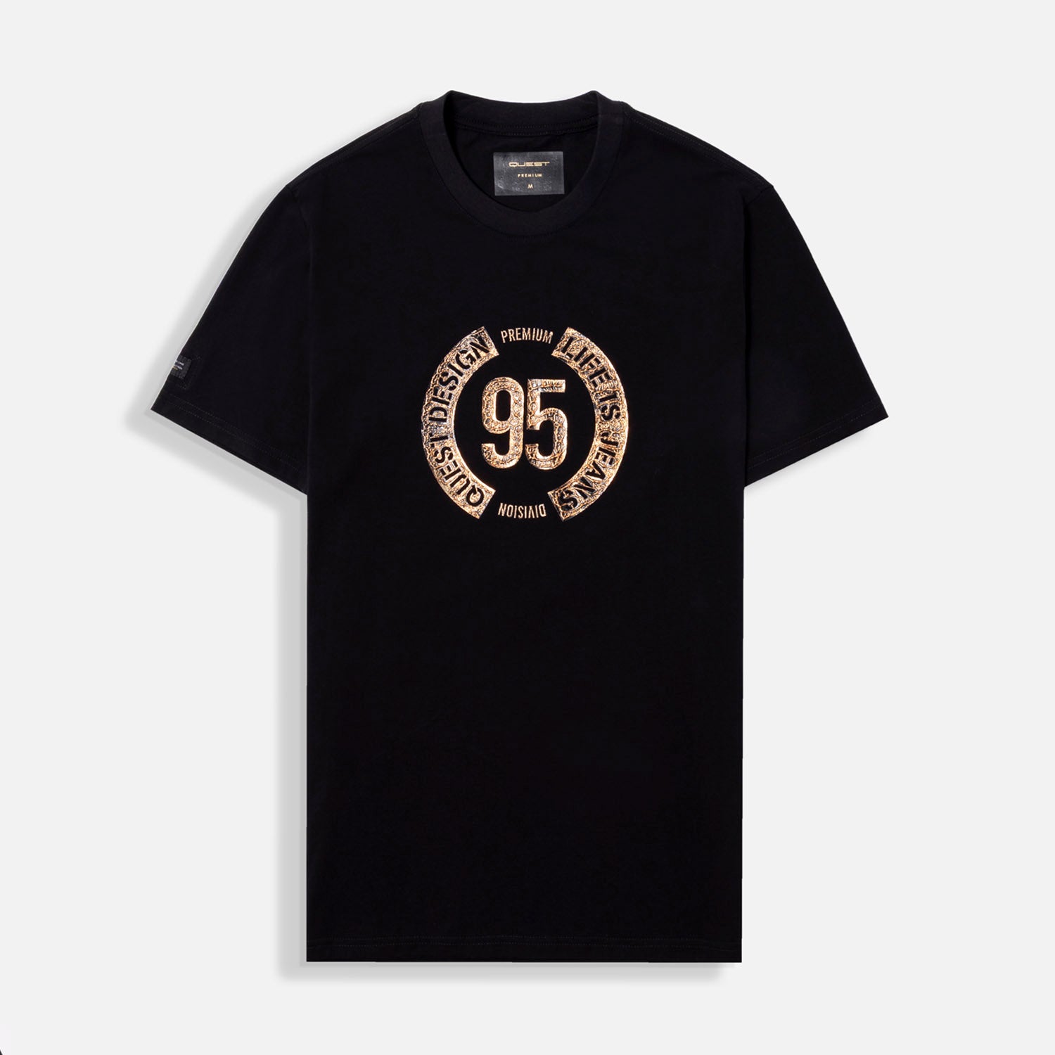CAMISETA PREMIUM MANGA CORTA COLOR NEGRO