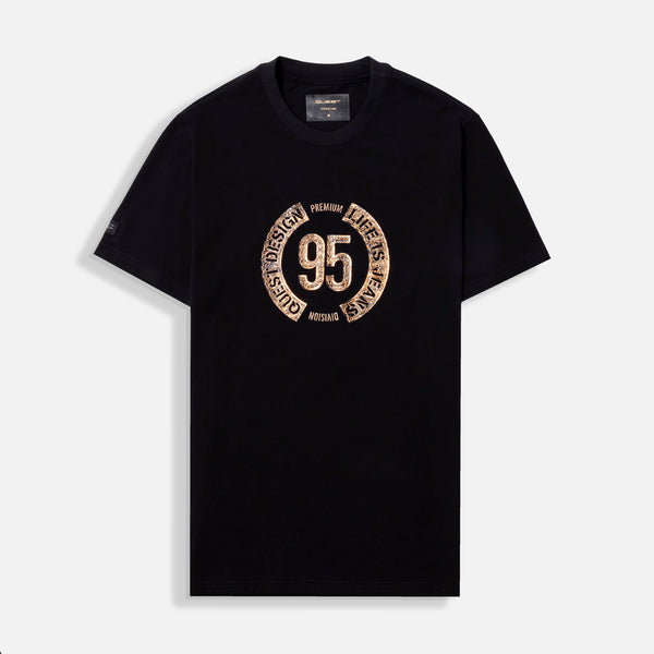 CAMISETA PREMIUM MANGA CORTA COLOR NEGRO