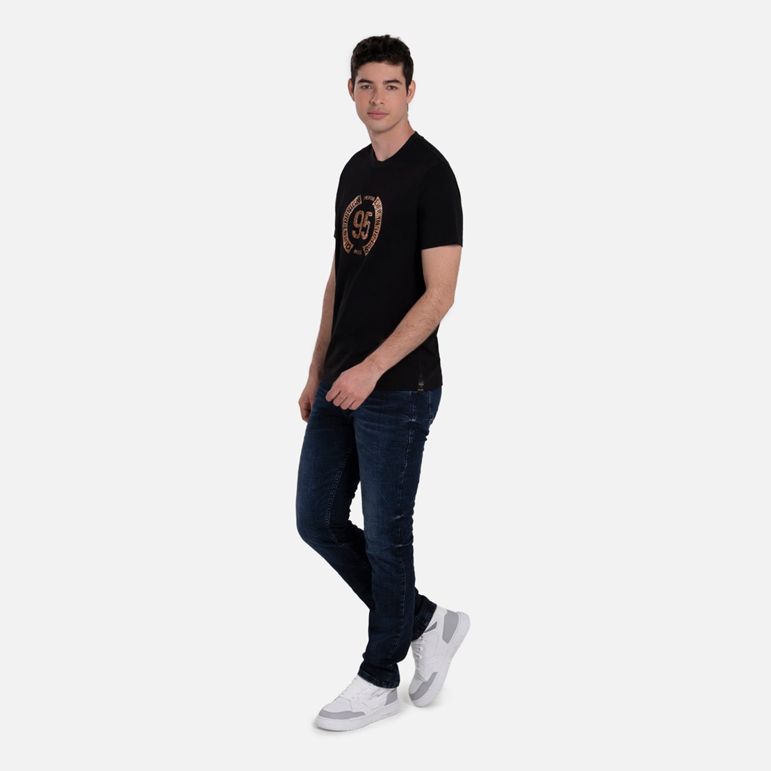 CAMISETA PREMIUM MANGA CORTA COLOR NEGRO