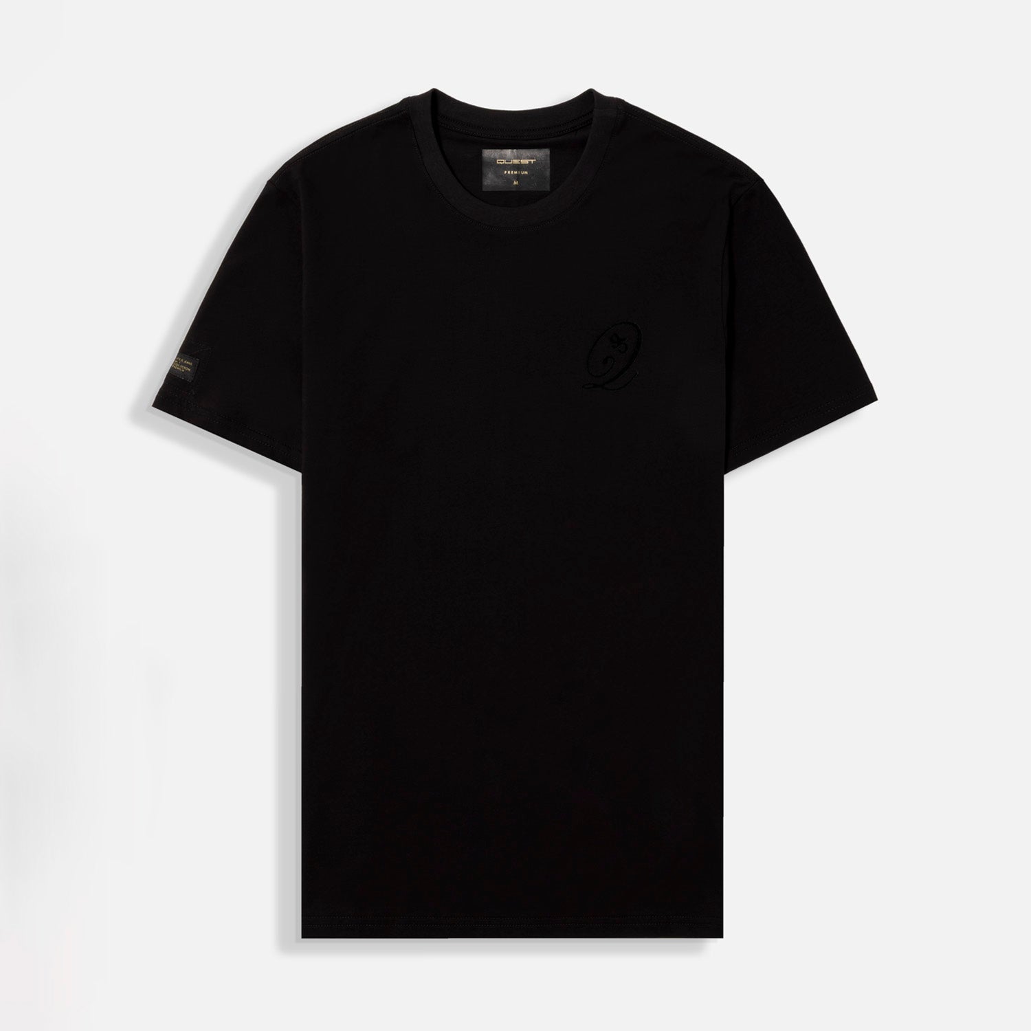 CAMISETA PREMIUM MANGA CORTA COLOR NEGRO