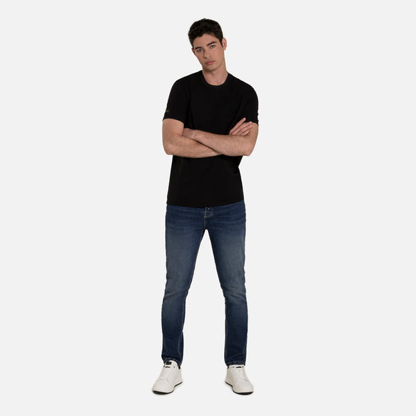CAMISETA PREMIUM MANGA CORTA COLOR NEGRO