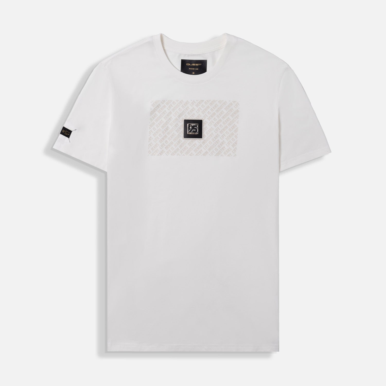 CAMISETA PREMIUM MANGA CORTA COLOR IVORY