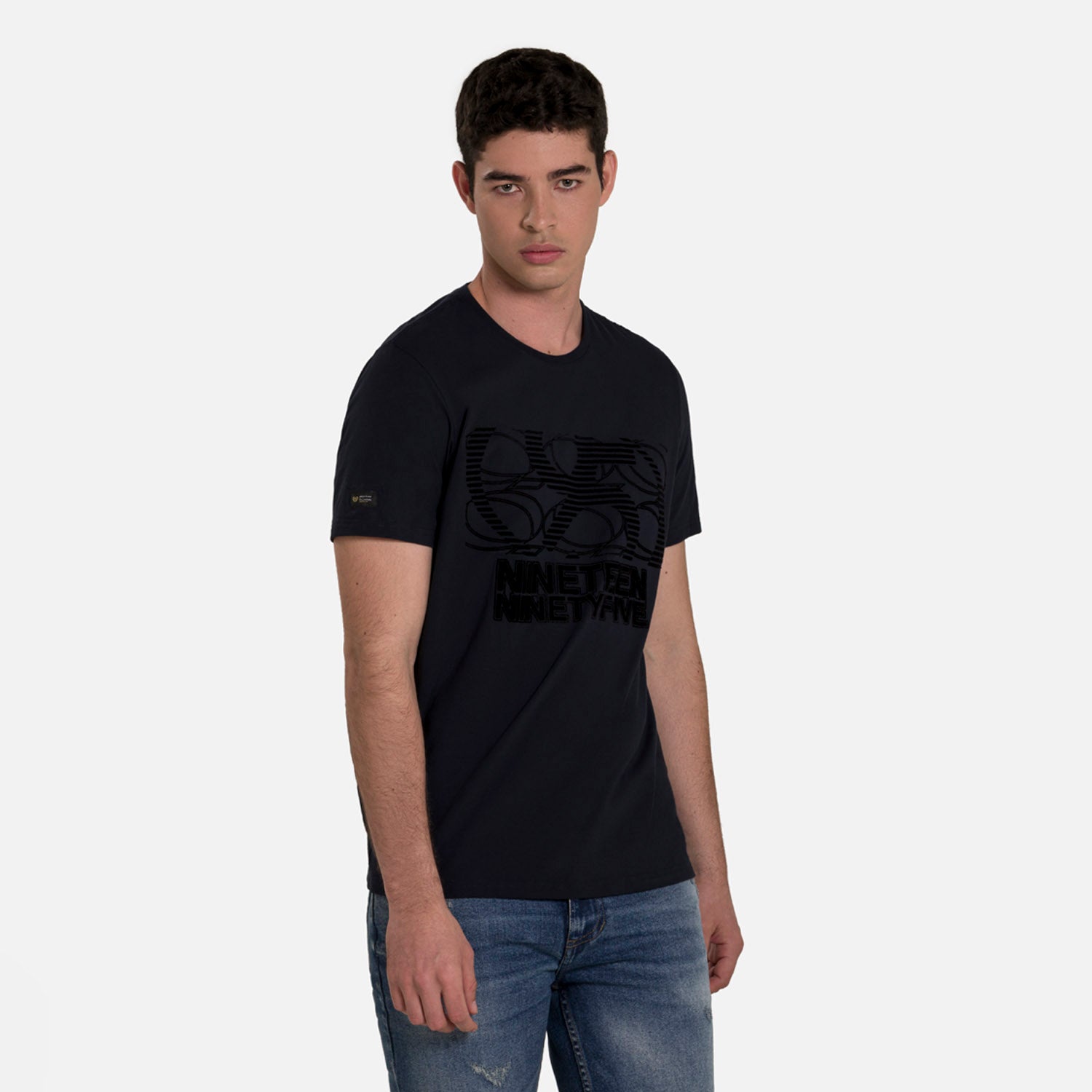 CAMISETA PREMIUM MANGA CORTA COLOR AZUL OSCURO